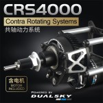Dualsky CRS4000 4000W @ 44,4 V para 40cc-60cc Sistemas de contra rotación RC UAV para VTOL drone UAV motor DIY